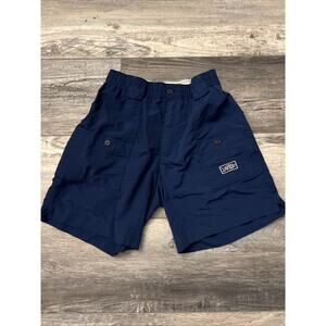 Aftco Men Size 30 Fishing Cargo Blue Boat Water Outdoor Shorts
